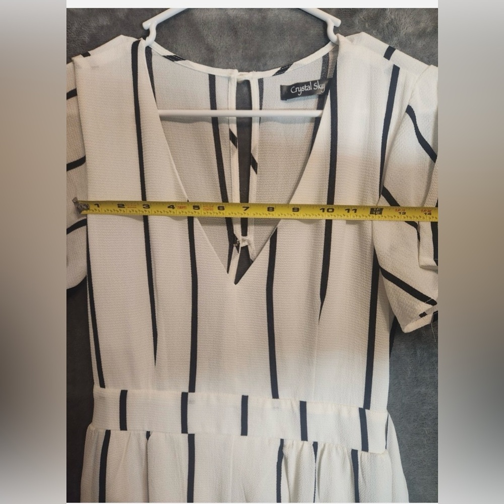 Chic Striped High Low Dress - Picture 11 of 11